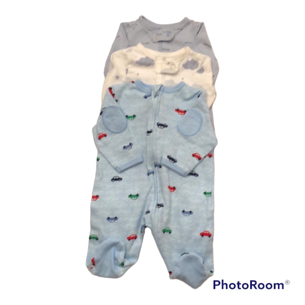 3 Boy’s Newborn Pajamas